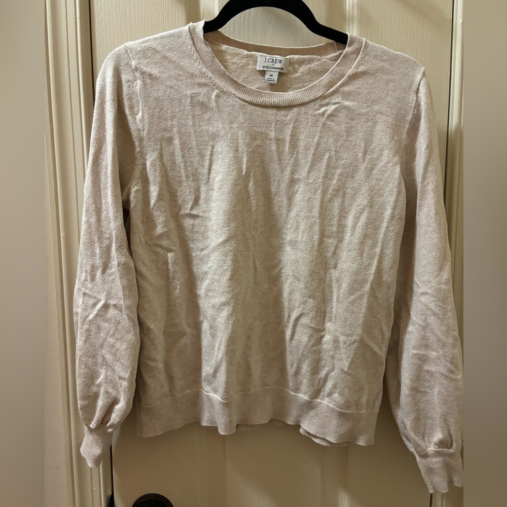 J crew beige sweater